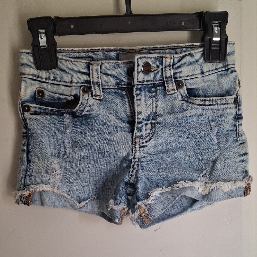 Lucky Brand Riley Girls Short Sz 5 T Casual Travel Adjust Waist Cruise Sku H